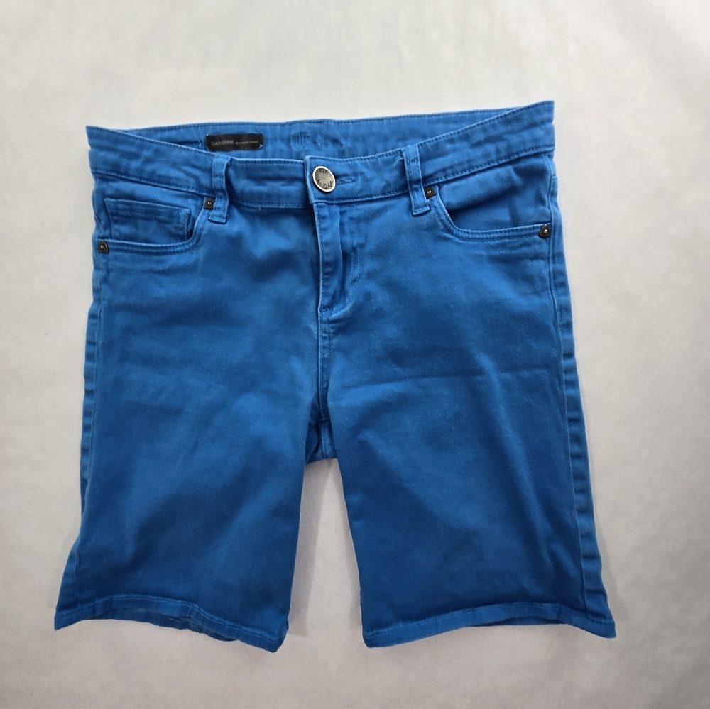 Kut From The Cloth Catherine Boyfriend Shorts Blue Women's Size 4